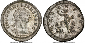Aurelian (AD 270-275). BI antoninianus (23mm, 3.71 gm, 6h). NGC MS 5/5 - 4/5, Silvering. Milan, 1st officina, AD 270-275. IMP AVRELIANVS AVG, radiate ...