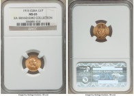 Republic gold Peso 1915 MS65 NGC, Philadelphia mint, KM16, Fr-7. Two year type. Ex. EMO Collection; Brand Collection

HID09801242017

© 2020 Herit...