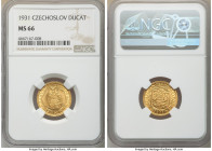 Republic gold Ducat 1931 MS66 NGC, Kremnitz mint, KM8.

HID09801242017

© 2020 Heritage Auctions | All Rights Reserved