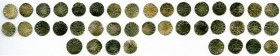 20-Piece Lot of Uncertified Assorted Deniers ND (12th-13th Century) VF, Includes (16) Le Marche, (3) St. Martial and (1) Deols. Average size 18.6mm. A...