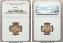 British Colony. Victoria Farthing 1887 MS65 NGC, Royal mint, KM15.

HID09801242017

© 2020 Heritage Auctions | All Rights Reserved