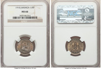 British Colony. Edward VII Farthing 1910 MS66 NGC, Royal mint, KM21. Last year and rarest date of type. 

HID09801242017

© 2020 Heritage Auctions...