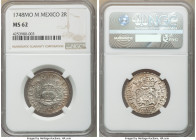 Ferdinand VI 2 Reales 1748 Mo-M MS62 NGC, Mexico City mint, KM86.1.

HID09801242017

© 2020 Heritage Auctions | All Rights Reserved