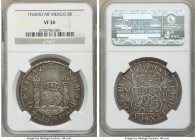 Charles III 8 Reales 1764 Mo-MF VF30 NGC, Mexico City mint, KM105. Conservatively graded. 

HID09801242017

© 2020 Heritage Auctions | All Rights ...
