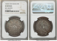 Republic 8 Reales 1830 Do-RM XF Details (Reverse Graffiti) NGC, Durango mint, KM377.4. B on eagle's claw. 

HID09801242017

© 2020 Heritage Auctio...