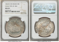 Republic 8 Reales 1842 Zs-OM MS63+ NGC, Zacatecas mint, KM377.13, DP-Zs22, Eagle type of 1841. Medal alignment. 

HID09801242017

© 2020 Heritage ...