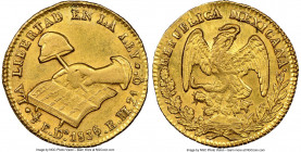 Republic gold 1/2 Escudo 1836/4 Do-RM MS62 NGC, Durango mint, KM378.1.

HID09801242017

© 2020 Heritage Auctions | All Rights Reserved