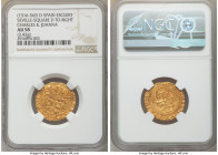 Charles & Johanna gold Escudo ND (1516-1556) S-D AU58 NGC, Seville mint. Square D to right. 23mm. 3.43gm. 

HID09801242017

© 2020 Heritage Auctio...