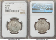 Isabel II 10 Reales 1852 MS63 NGC, Madrid mint, KM595.2.

HID09801242017

© 2020 Heritage Auctions | All Rights Reserved