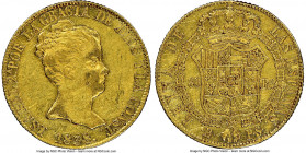Isabel II gold "De Vellon" 80 Reales 1838 B-PS AU53 NGC, Barcelona mint, KM578.1, Cal-54. 

HID09801242017

© 2020 Heritage Auctions | All Rights ...