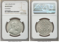 Pair of Certified Assorted Dollars NGC, 1) Straits Settlements: British Colony. Edward VII Dollar 1909 - AU Details (Cleaned) KM26 2) China: Republic ...