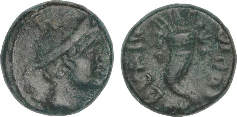Ancient Greece
Sextans. 193-150 a.C. THOURIOI (como copiae). LUCANIA. Anv.: Cab...