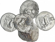 Ancient Greece
Lote 5 monedas Dracma. 229-104 a.C. EPIDAMNOS-DYRRACHIUM. ILIRIA. AR. Incluye variantes de leyenda y símbolo. A EXAMINAR. MBC- a MBC.