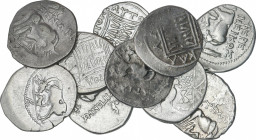 Ancient Greece
Lote 10 monedas Dracma. 229-104 a.C. EPIDAMNOS-DYRRACHIUM. ILIRIA. AR. Incluye variantes de leyenda y símbolo. A EXAMINAR. BC a MBC.
