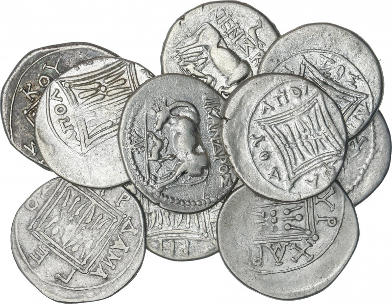 Ancient Greece
Lote 10 monedas Dracma. 229-104 a.C. EPIDAMNOS-DYRRACHIUM. ILIRI...