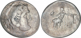 Ancient Greece
Tetradracma. 221-190 a.C. ALEJANDRO MAGNO. LYCIA. PHASELIS. Anv.: Cabeza de Hércules con piel de león a derecha. Rev.: Zeus entronizad...