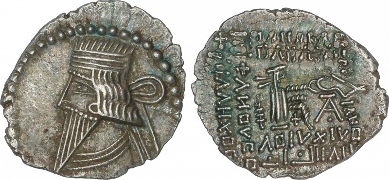 Ancient Greece
Dracma. 105-147 d.C. VOLOGASES III. PARTIA. Anv.: Busto diademad...