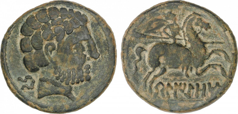 Celtiberian Coins
As. 120-20 a.C. BELIGIOM (BELCHITE, Zaragoza). Anv.: Cabeza b...