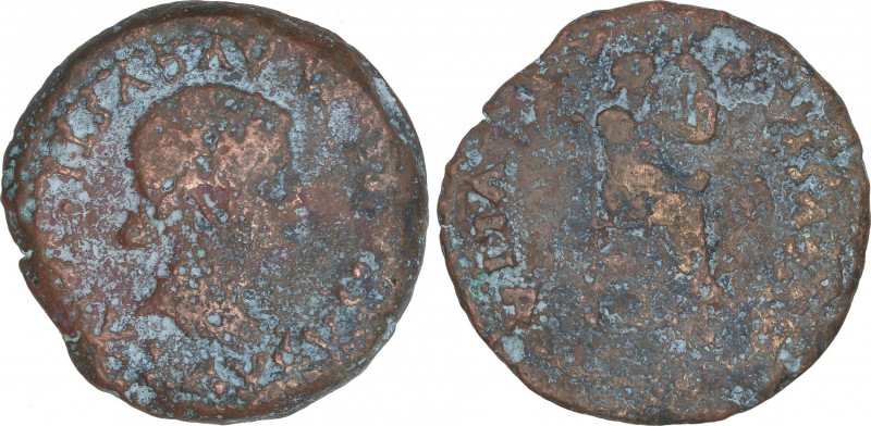 Celtiberian Coins
Dupondio. 14-36 d.C. ÉPOCA DE TIBERIO. EMERITA AUGUSTA (MÉRID...