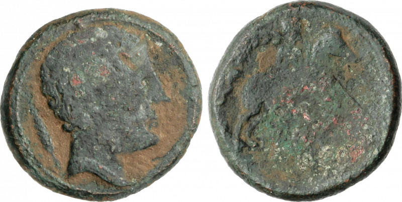 Celtiberian Coins
As. 120-20 a.C. ILTIRCESCEN (SOLSONA, Lleida). Anv.: Cabeza m...