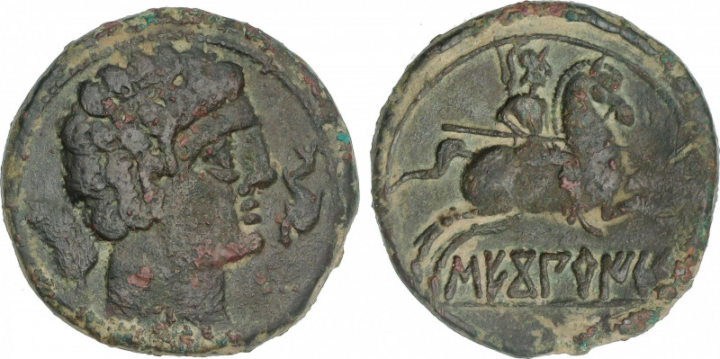 Celtiberian Coins
As. 120-30 a.C. SECOBIRICES (SAELICES, Cuenca). Anv.: Cabeza ...