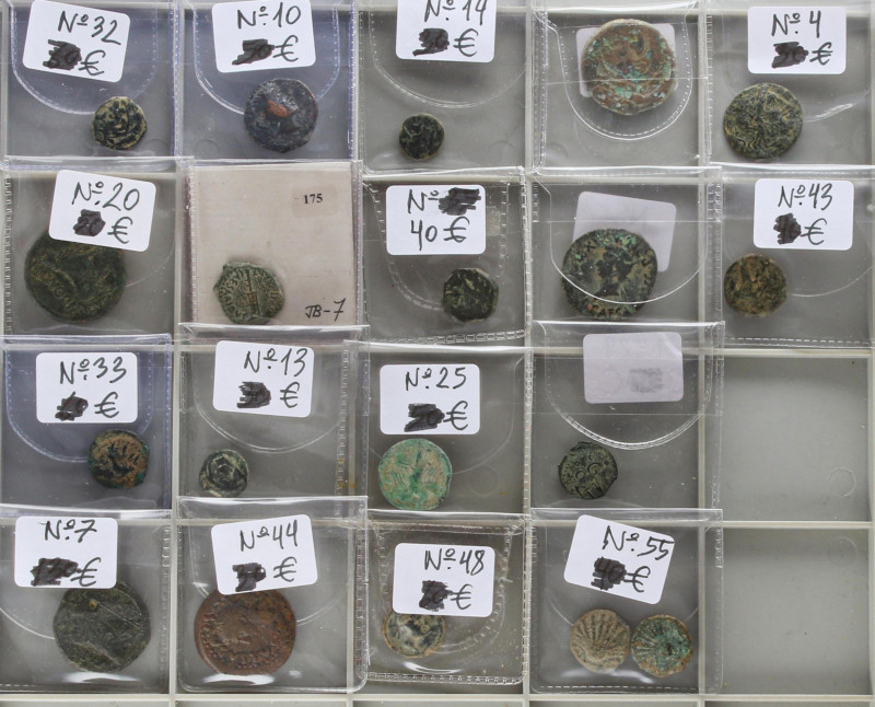 Celtiberian Coins
Lote 19 cobres. Restos final de colección. Incluye Ases, semi...
