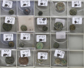 Celtiberian Coins
Lote 19 cobres. Restos final de colección. Incluye Ases, semis, sextante y cuadrante. Diferentes cecas: Arse, Caiscata, Malaca, Cum...