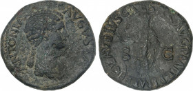 Roman Coins
Empire
Dupondio. Acuñada el 41-42 d.C. ANTONIA. Anv.: ANTONIA AVGVSTA. Busto descubierto a derecha. Rev.: TI. CLAVDIVS CAESAR AVG. P. M....