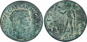 Roman Coins
Empire
Sestercio. Acuñada el 41 d.C. CLAUDIO. Anv.: TI. CLAVDIVS CAESAR AVG. P. M. T(R. P IMP. P. P.). Cabeza laureada a derecha. Rev.: ...