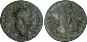 Roman Coins
Empire
Dupondio. Acuñada el 54-55 d.C. NERÓN. Anv.: IMP. NERO CAESAR AVG. P. MAX. TR. P. P. P. Cabeza laureada a derecha. Rev.: VICTORIA...