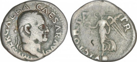Roman Coins
Empire
Denario. Acuñada el 68-69 d.C. GALBA. Anv.: IMP. SER. GALBA CAESAR AVG. Busto laureado a derecha. Rev.: VICTORIA P. R. Victoria e...
