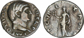 Roman Coins
Empire
Denario. Acuñada el 69 d.C. OTÓN. Anv.: IMP. OTHO CA(ESAR A)VG. TR. P. Cabeza descubierta de Otón a derecha. Rev.: SECVRITAS P. R...