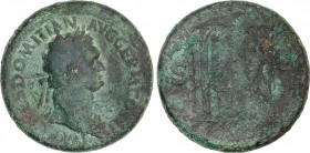 Roman Coins
Empire
Sestercio. Acuñada el 85 d.C. DOMICIANO. Anv.: IMP. CAES. DOMITIAN. AVG. GERM. COS. XI. Busto laureado a derecha. Rev.: S. C. Dom...
