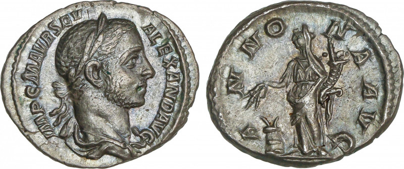 Roman Coins
Empire
Denario. Acuñada el 222-228 d.C. ALEJANDRO SEVERO. Anv.: IM...