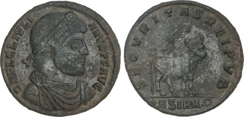 Roman Coins
Empire
Doble Maiorina. 360-363 d.C. JULIANO II EL APÓSTATA. SIRMIA...