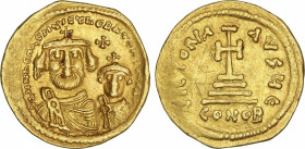 Byzantine Coins
Sólido. HERACLIO. CONSTANTINOPLA. Anv.: dd. NN. hERACLIVS Et hERA. CONSt. PP. AVG. Cruz en el campo. Bustos de Heraclio y Heraclio Co...