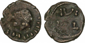 Ostrogoths Coins
Nummo Imitativo. VÁNDALOS DEL NORTE DE ÁFRICA (408-450 d.C.). Anv.: Busto imperial drapeado a derecha con diademas de perlas. Pseudo...