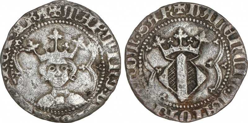 Medieval Coins
Catalonia-Aragon
Ral. MARTÍ. VALENCIA. Anv.: + MARTIN9. DEI. GR...