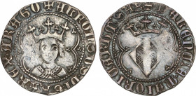 Medieval Coins
Catalonia-Aragon
Ral. VALENCIA. Anv.: ALFONSVS. DI. GRA. REX. ARAGO. Busto coronado de frente. Rev.: VALENCIE. MAIORICARVM. SAR. Arma...