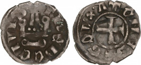 Medieval Coins
The Crusades
Dinero Tornés. GUILLAUME I DE LA ROCHE (1280-1287 d.C.). ATENAS. 0,87 grs. AR. Metcalf-1038 var.; Tzamalis-F38b var. MBC...