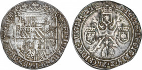 Spanish Monarchy
Joanna and Philip I
1 Real. 1505. AMBERES. Anv.: PhS¶ET¶IOhANA¶DEI¶GRA¶REX¶(ET¶R)EGINA. Rev.: CASTELLE¶LEGIONIS¶Z¶ARChIDVC¶AVSTRIE¶...