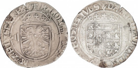Spanish Monarchy
Charles I (V of the Holy Roman Empire)
1/2 Real de Plata. S/F. AMBERES. BRABANTE. 2,57 grs. AR. Acuñación floja en parte. Pátina en...