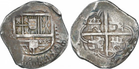Spanish Monarchy
Philip III
4 Reales. TOLEDO. 13,62 grs. Valor IIII en vertical a la derecha del escudo. Fecha no visible. Pátina. AC-Tipo156. MBC+....
