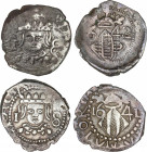 Spanish Monarchy
Philip IV
Lote 2 monedas Divuité. 1641 y 1642. VALENCIA. 1,84 y 1,88 grs. Con valor 1-8 en anverso. La de 1642 pátina parcialmente ...