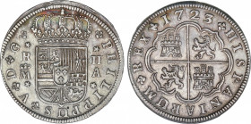 Spanish Monarchy
Philip V
2 Reales. 1723. MADRID. A. 5,78 grs. BONITA PIEZA. AC-777. EBC.