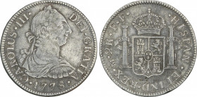 Spanish Monarchy
Charles III
2 Reales. 1778. MÉXICO. F.F. 6,72 grs. AC-666. MBC.