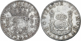 Spanish Monarchy
Charles III
8 Reales. 1762. MÉXICO. M.M. 26,94 grs. Columnario. (Golpecitos). AC-1080. MBC.