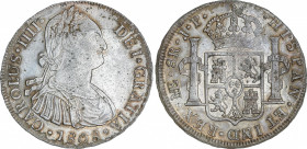 Spanish Monarchy
Charles IV
8 Reales. 1808. LIMA. J.P. 26,16 grs. Hojitas. Restos de brillo original. Leve pátina. AC-928. EBC-/EBC.