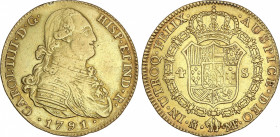 Spanish Monarchy
Charles IV
4 Escudos. 1791. MADRID. M.F. 13,46 grs. (Ha estado en aro). AC-1474. (MBC).