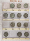 Lots and Collections
Lote 17 monedas 25 (2) Céntimos, 2 (14) Pesetas y 50 Centavos de Peso. GOBIERNO PROVISIONAL, ALFONSO XII y ALFONSO XIII. Todas d...